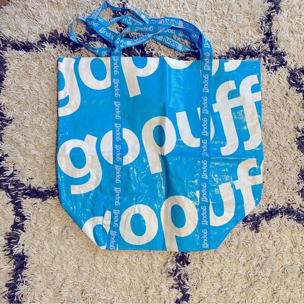 BRAND NEW GoPuff Tote Bag | Beach Laundry Moving Groceries Waterproof Bags